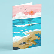 Into the Sea Greeting Card