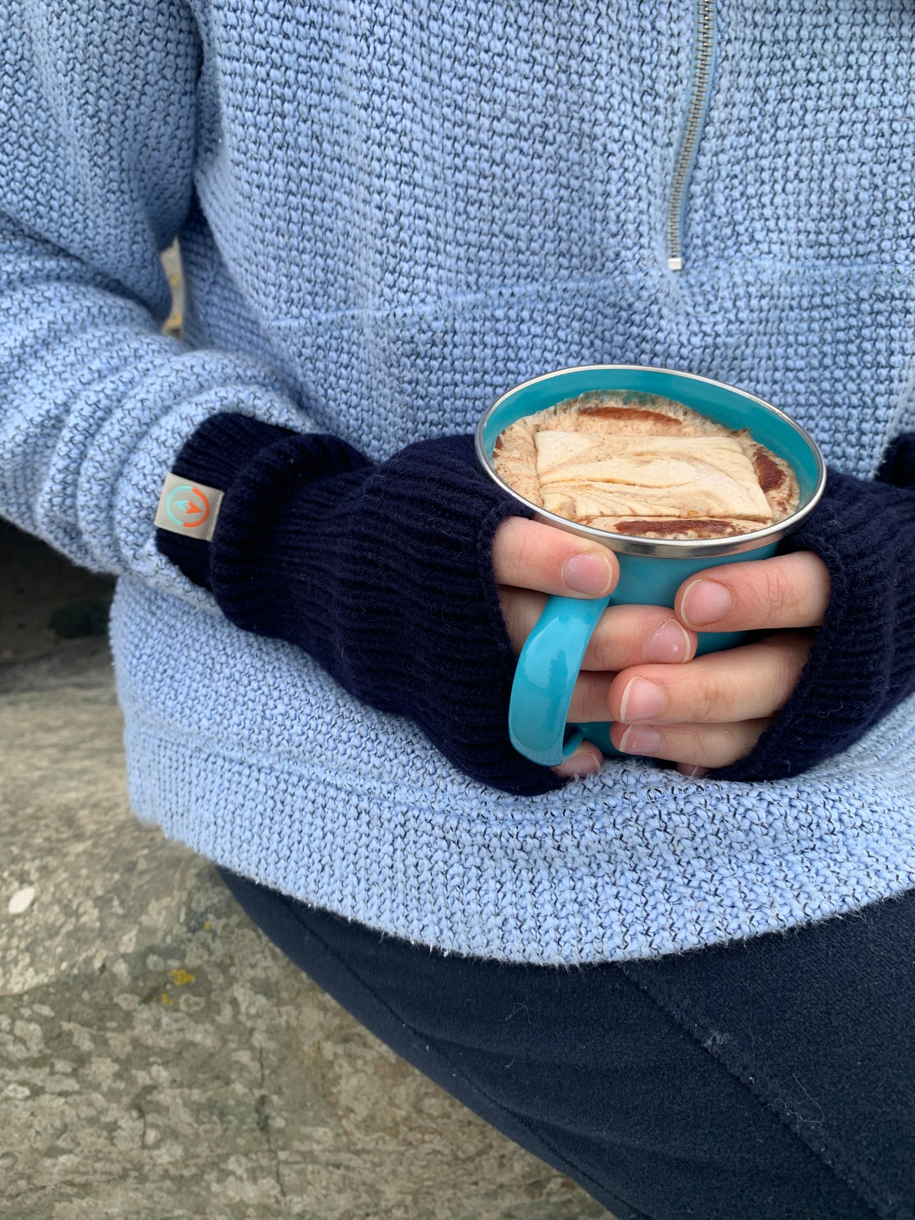 Cocoon Cosy Cuffs - Cashmere Fingerless Gloves – NORTHI