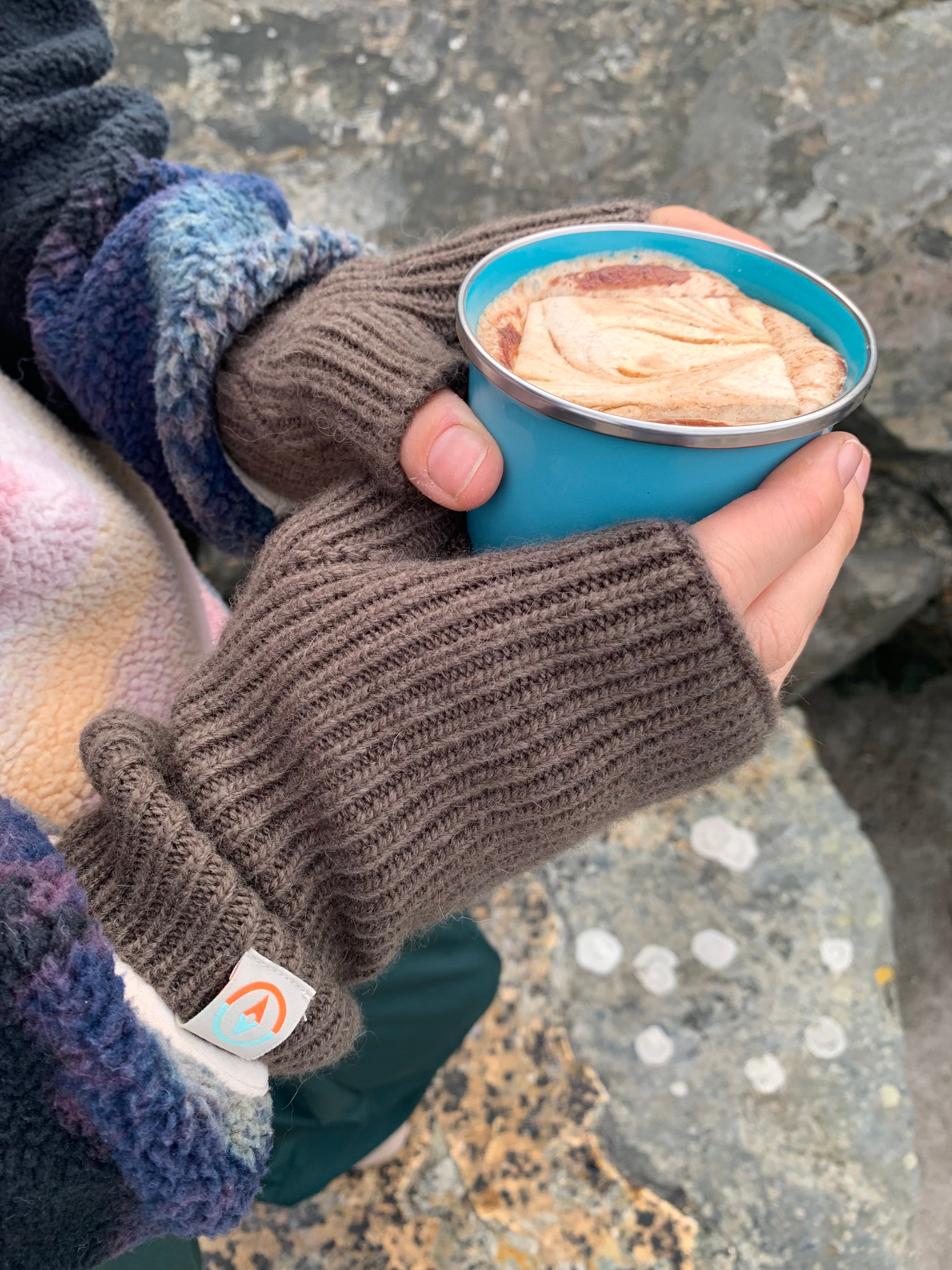 Cocoon Cosy Cuffs - Cashmere Fingerless Gloves